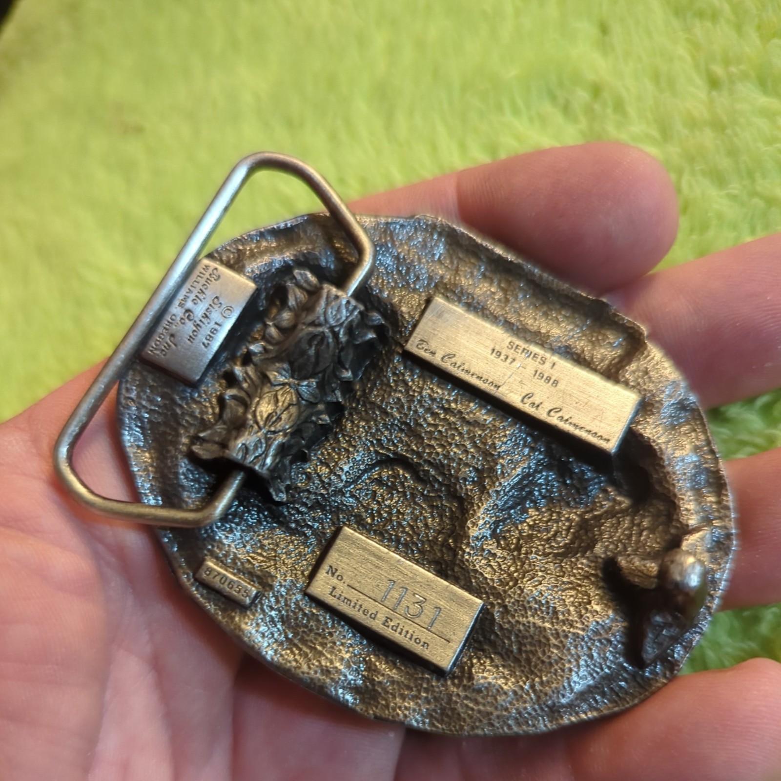 Metal Belt Buckle TISCO 51 Years Tractor Implement Supply Company #2