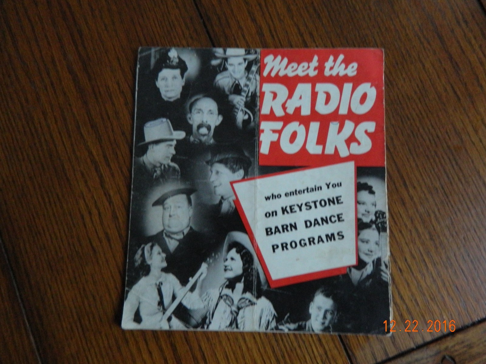 MEET THE RADIO FOLKS WHO ENTERTAIN YOU ON KEYSTONE BARN DANCE PROGRAMS BOOKLET