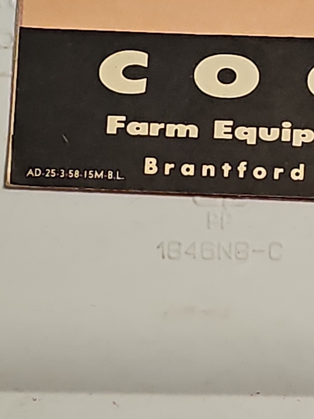 Vintage Cockshutt 112 114 Black Hawk Planters Foldout Brochure