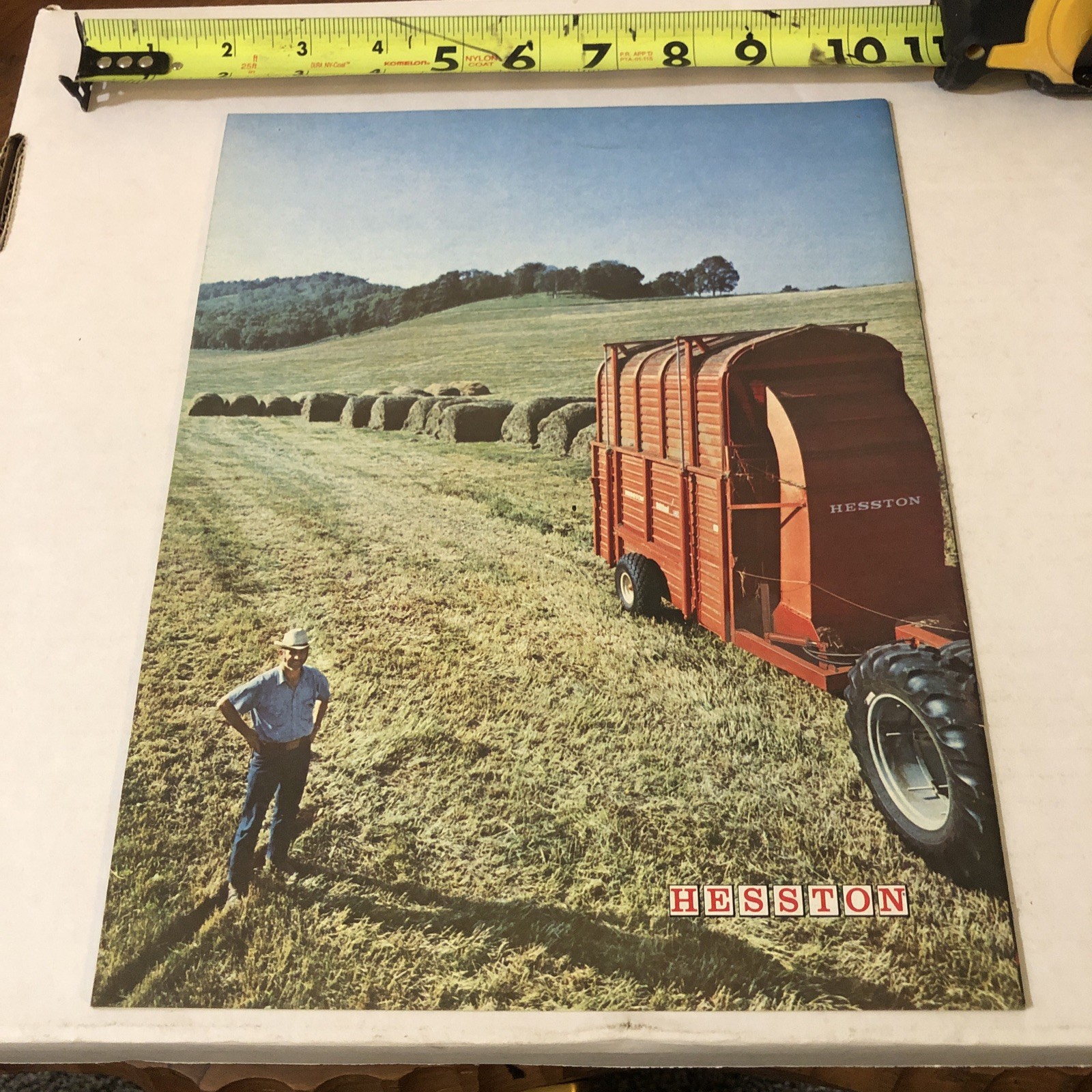Vintage Hesston Stakhand Owner&rsquo;s Report Advertising Brochure Farnhamville Iowa