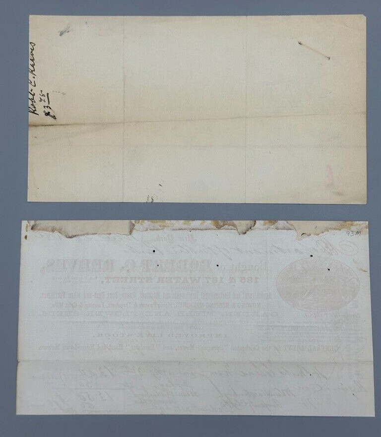 1880-1894 Robert Reeves GALE CHILLED PLOW Farm Advertising Billhead