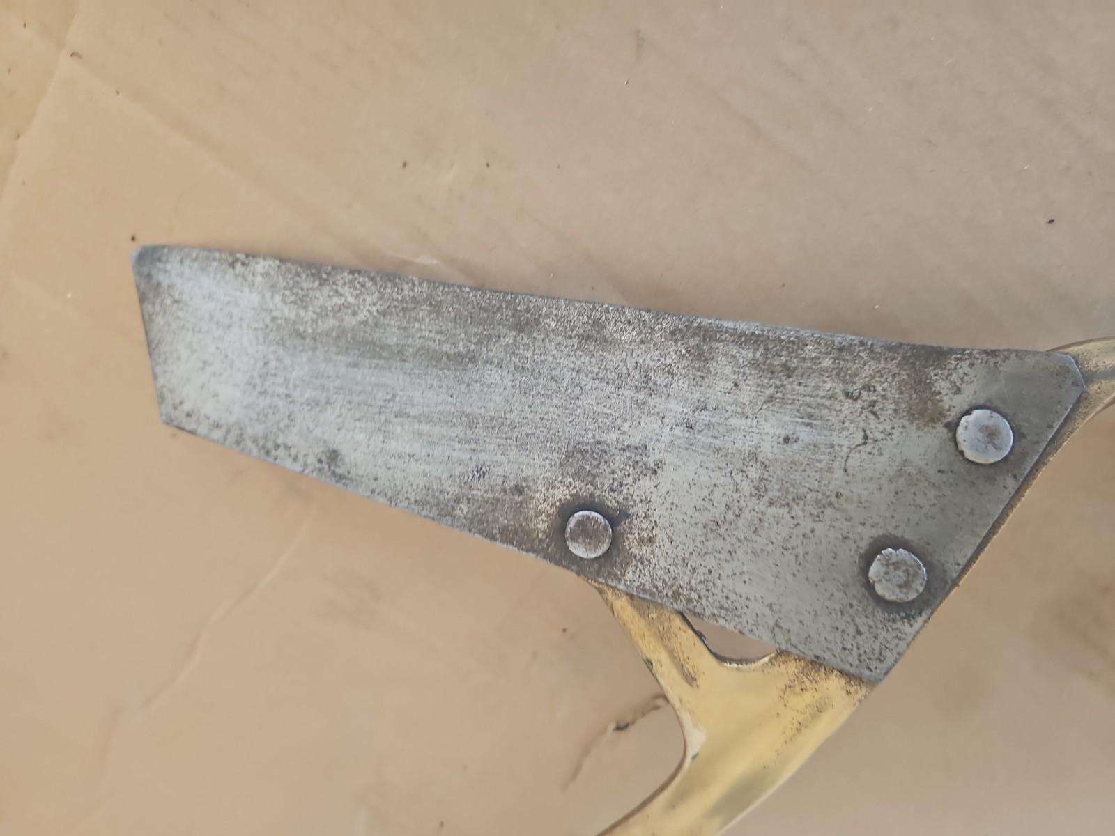 IZ MERRIAM Leg Type CORN CUTTER Cane Sorghum Primitive 1892 Whitewater WI