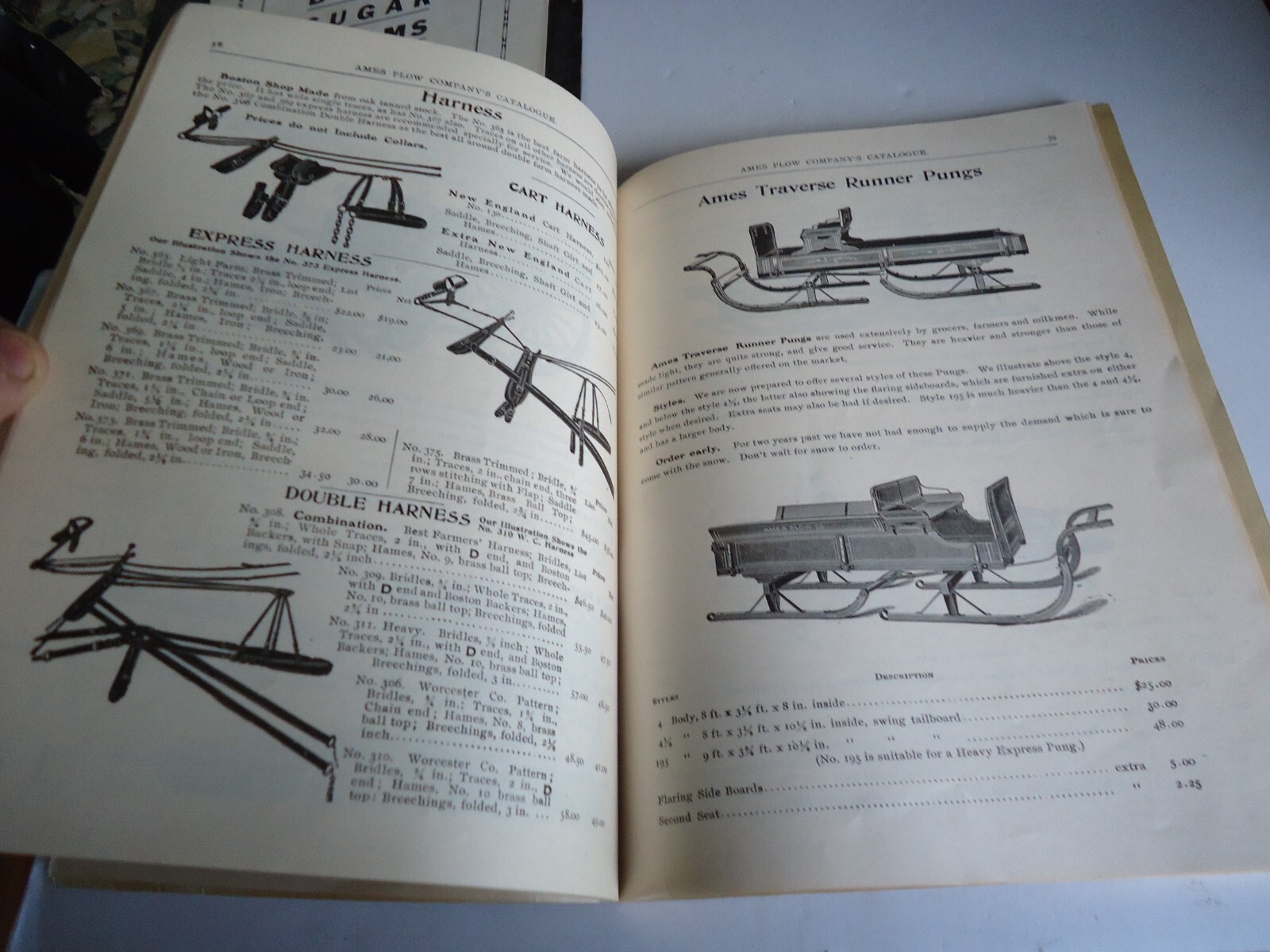 Antique Catalog 1908 Ames Plow Co Boston farm machines Wagons Lawn Mowers 118pgs