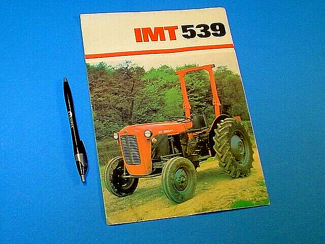 VINTAGE IMT 539 TRACTOR DEALERSHIP BROCHURE