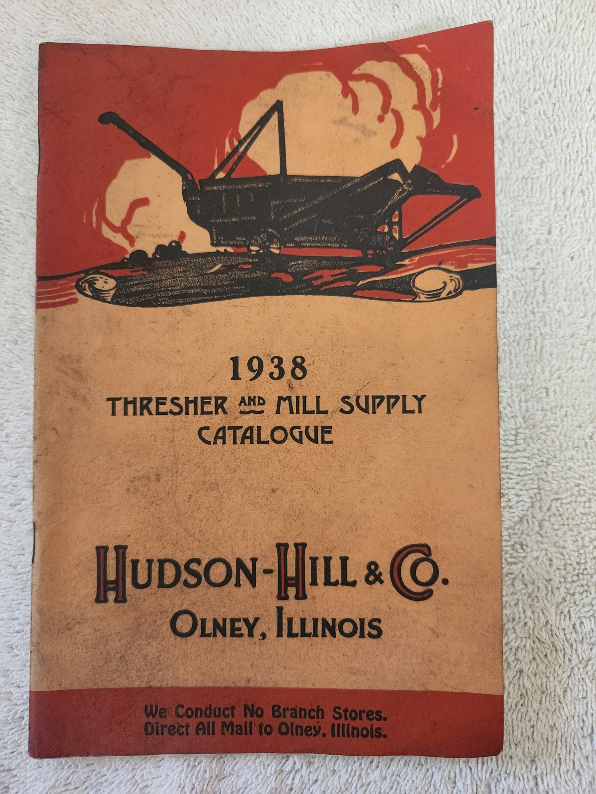 1938 Thresher & Mill Supply Catalog Hudson-Hill & Co. Olney,Illinois IL