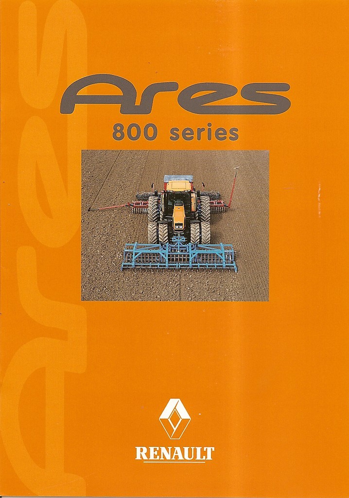Farm Tractor Brochure – Renault – 816 826 836 – Ares – 800 series – 2002 (F1510)