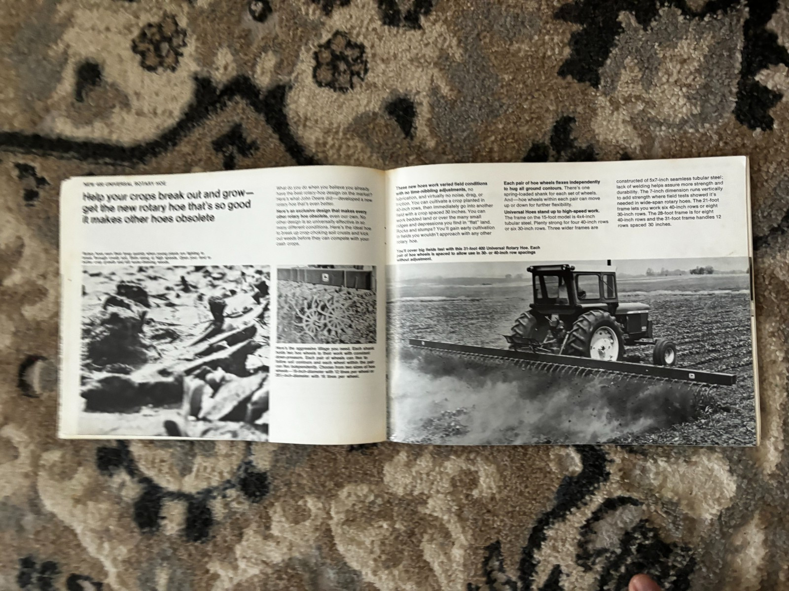 John Deere Row Crop Cultivating Equipment for 1971 Brochure DCPA26