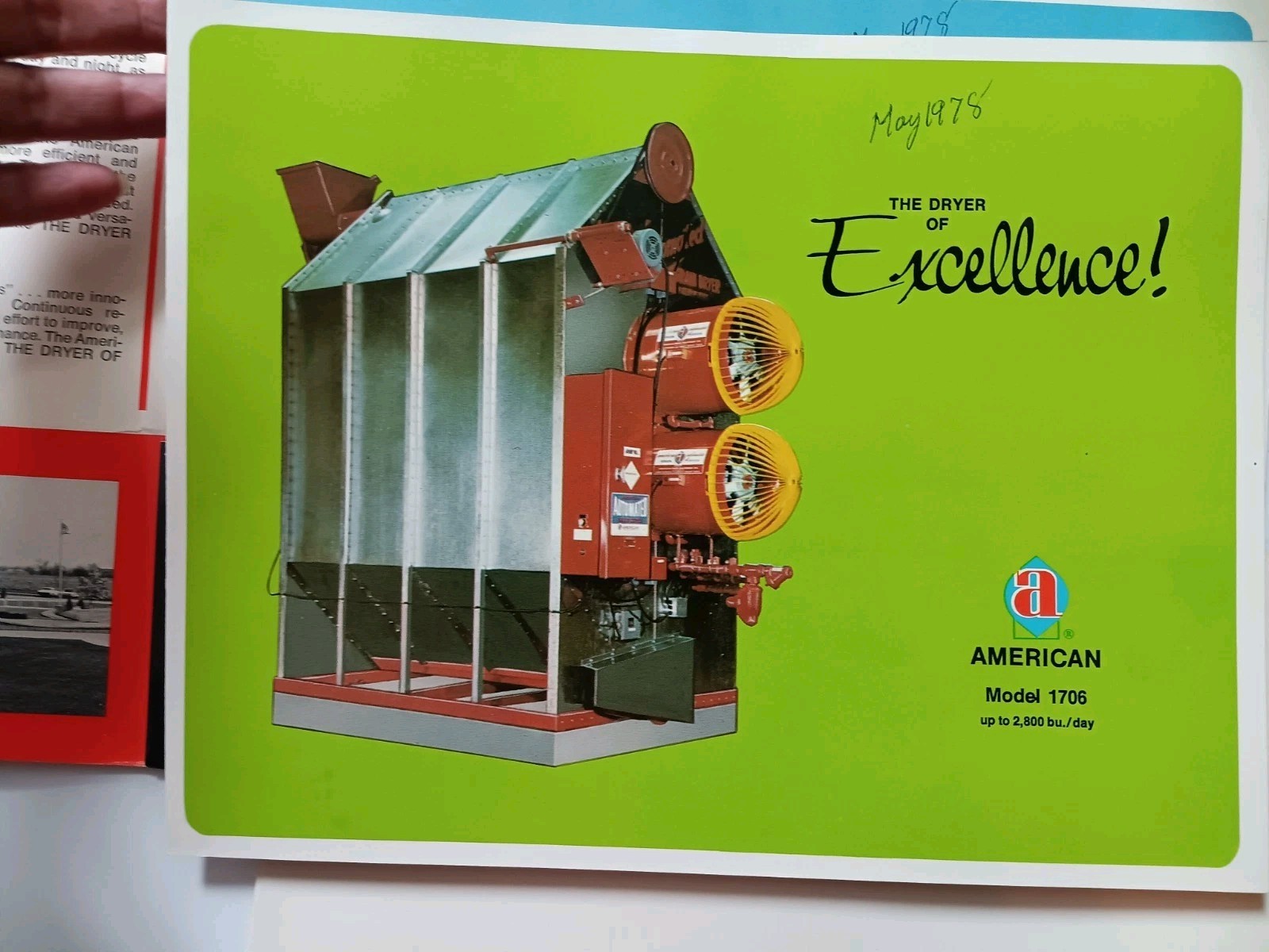 American Farm Equipment Co Sales Advertising Folder With Flyers 1978
