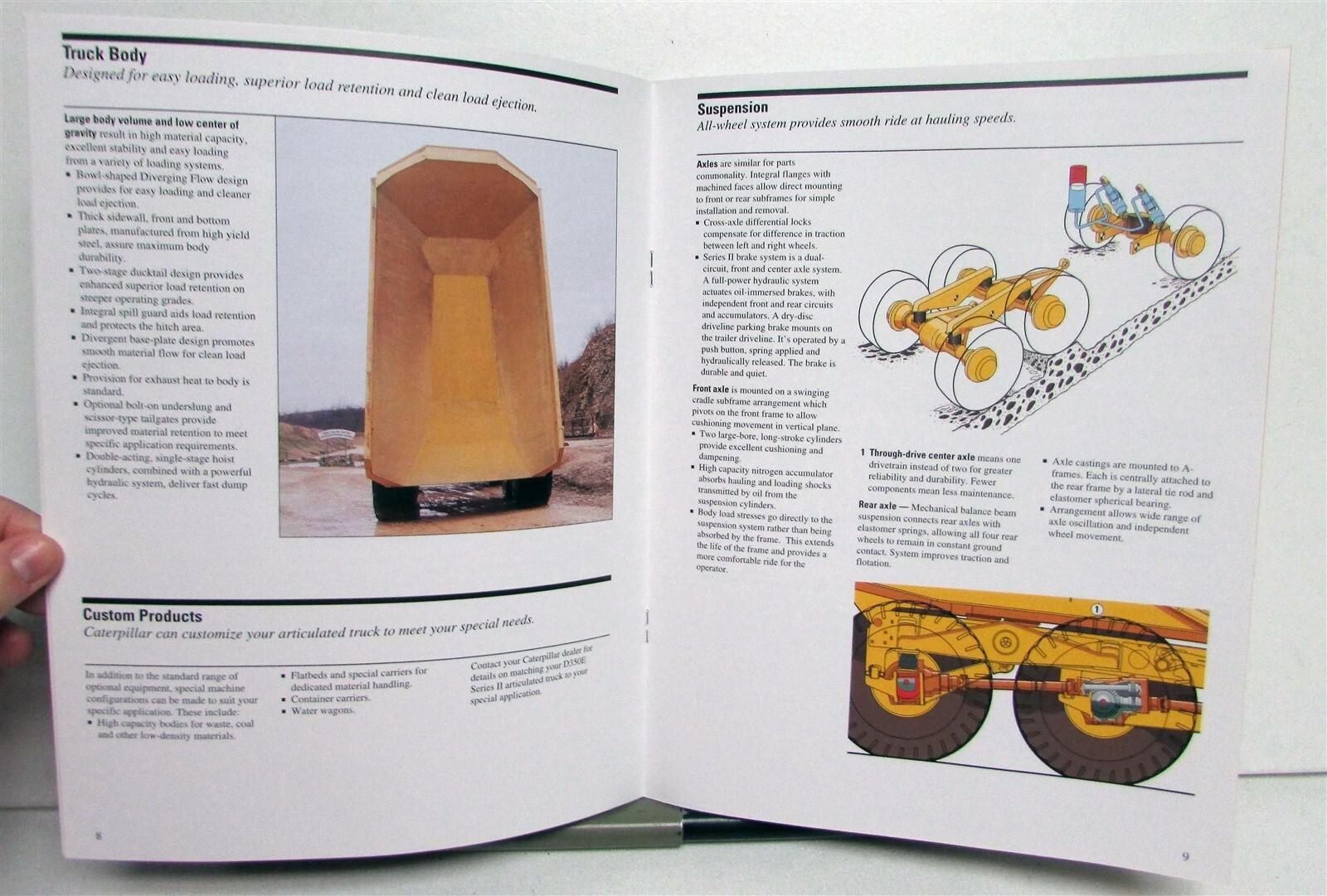 1999 Caterpillar 12H Road Motor Grader Specification Construction Sales Brochure