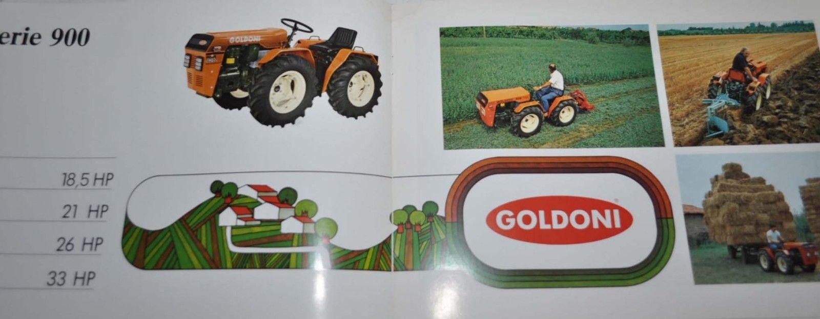 Goldoni Series 9000 Tractor Brochure Prospekt