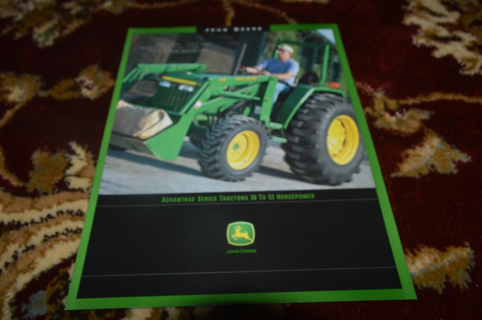 John Deere 990 790 5105 5205 Tractor For 2001 Brochure FCCA
