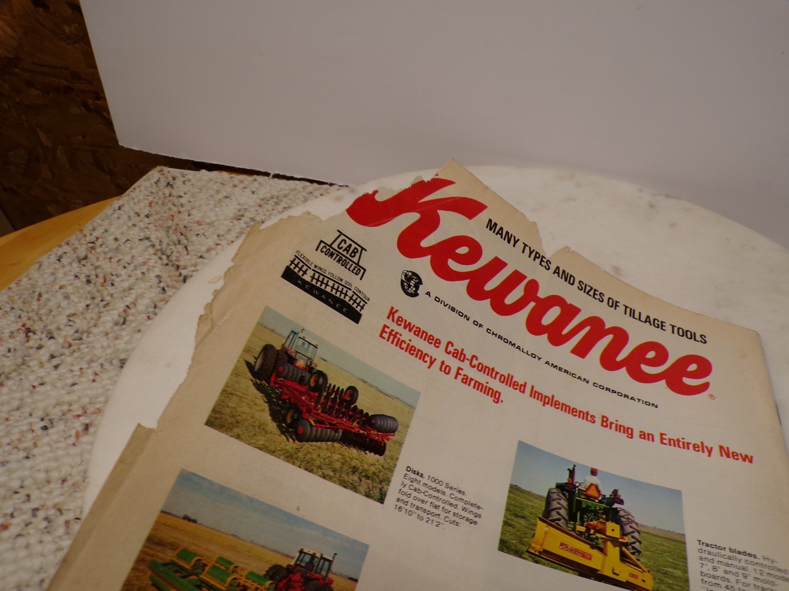 Kewanee Disks-Mulchers-Cultivators-Hoes Farm Machinery Color Catalog Illinois