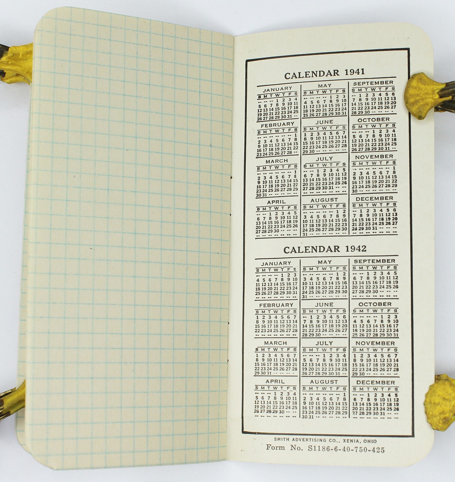 Vintage 1941 PLYMOUTH BINDER TWINE for Grain Harvest Data Notebook