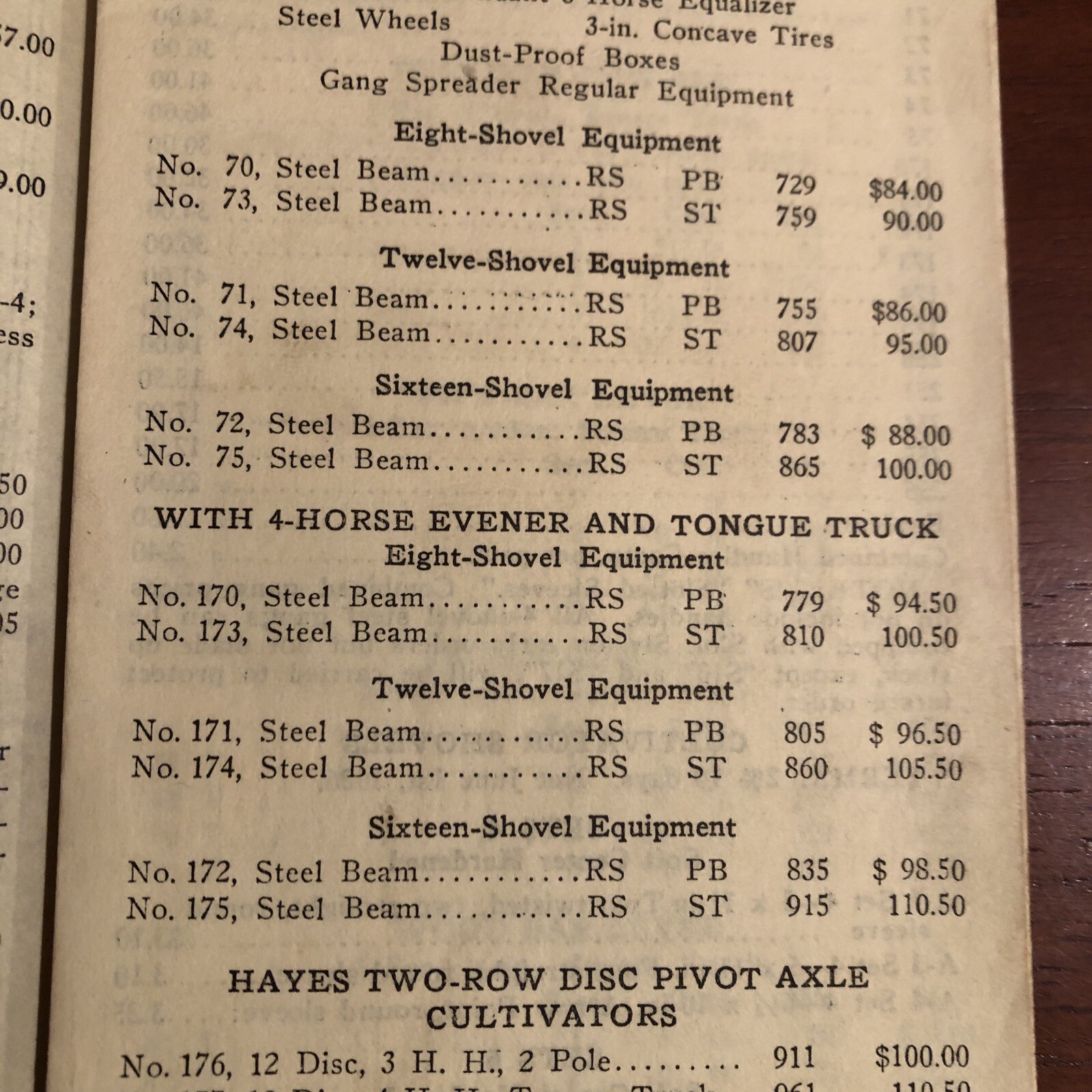1926 HAYES FARMS TOOLS Dealer&rsquo;s Price List No 56 ~ Pump ~ Galva, IL ~ AUTHENTIC!