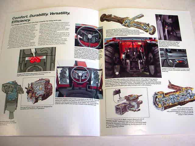 Hesston 100-90 2WD & 4WD Farm Tractor Brochure From 1980s? 4 Page