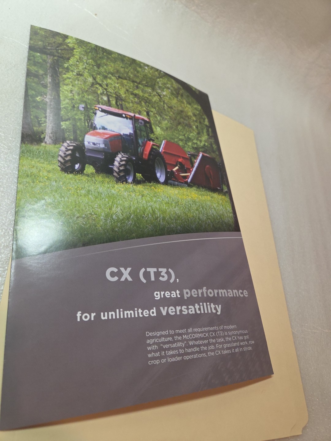 McCormick CX Series Tractor Brochure Vintage Agricultural Advertising