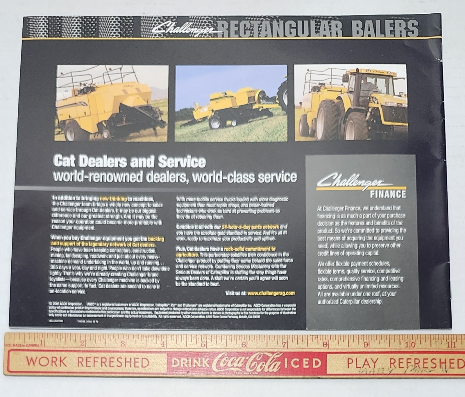 AGCO Challenger Rectangular Balers LB & SB Series Agricultural Brochure 2005