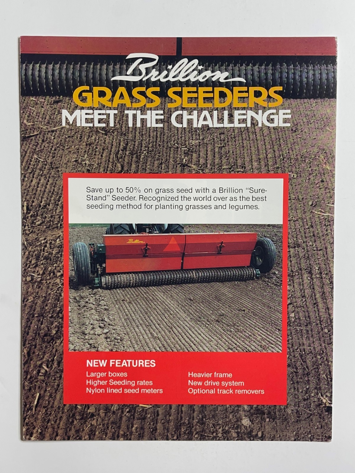 Brillion Grass Seeders – Sales Brochure *Showroom Dealer Item*