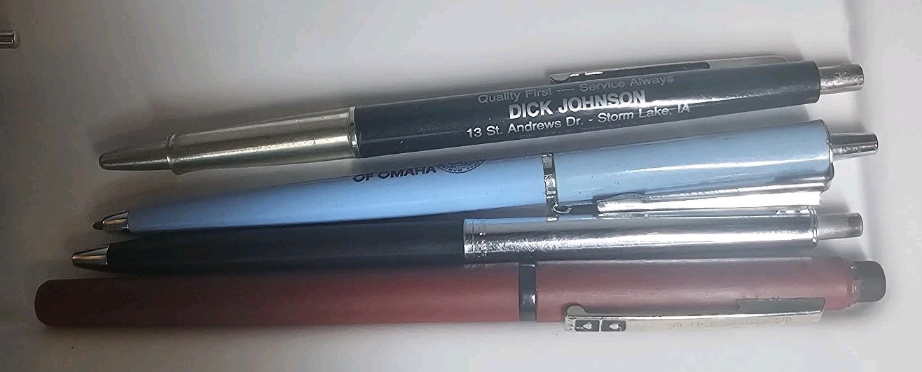 Lot Of Charles City, Iowa And Area Pencil Pen Collection Floyd County
