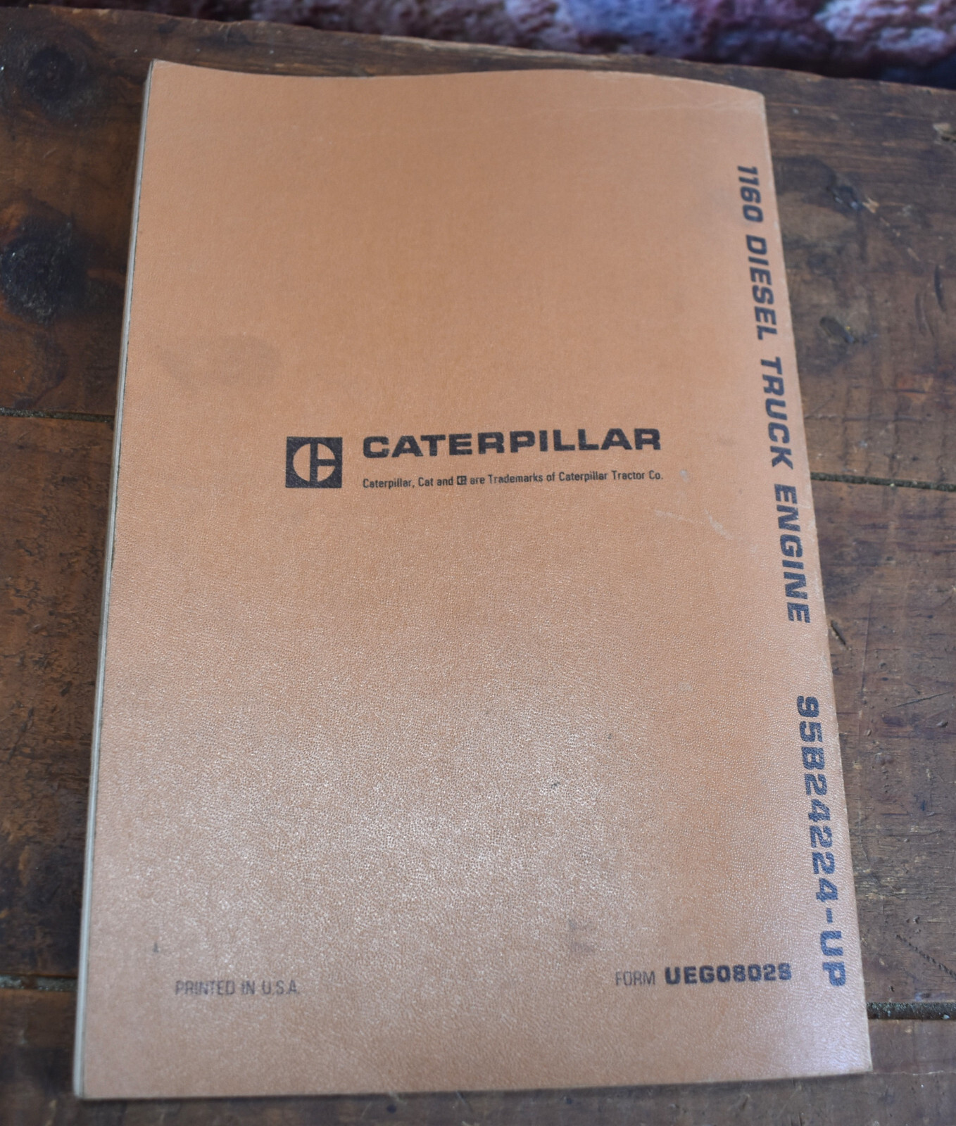 1975 Caterpillar 1160 Diesel Truck Engine Parts Book Catalog