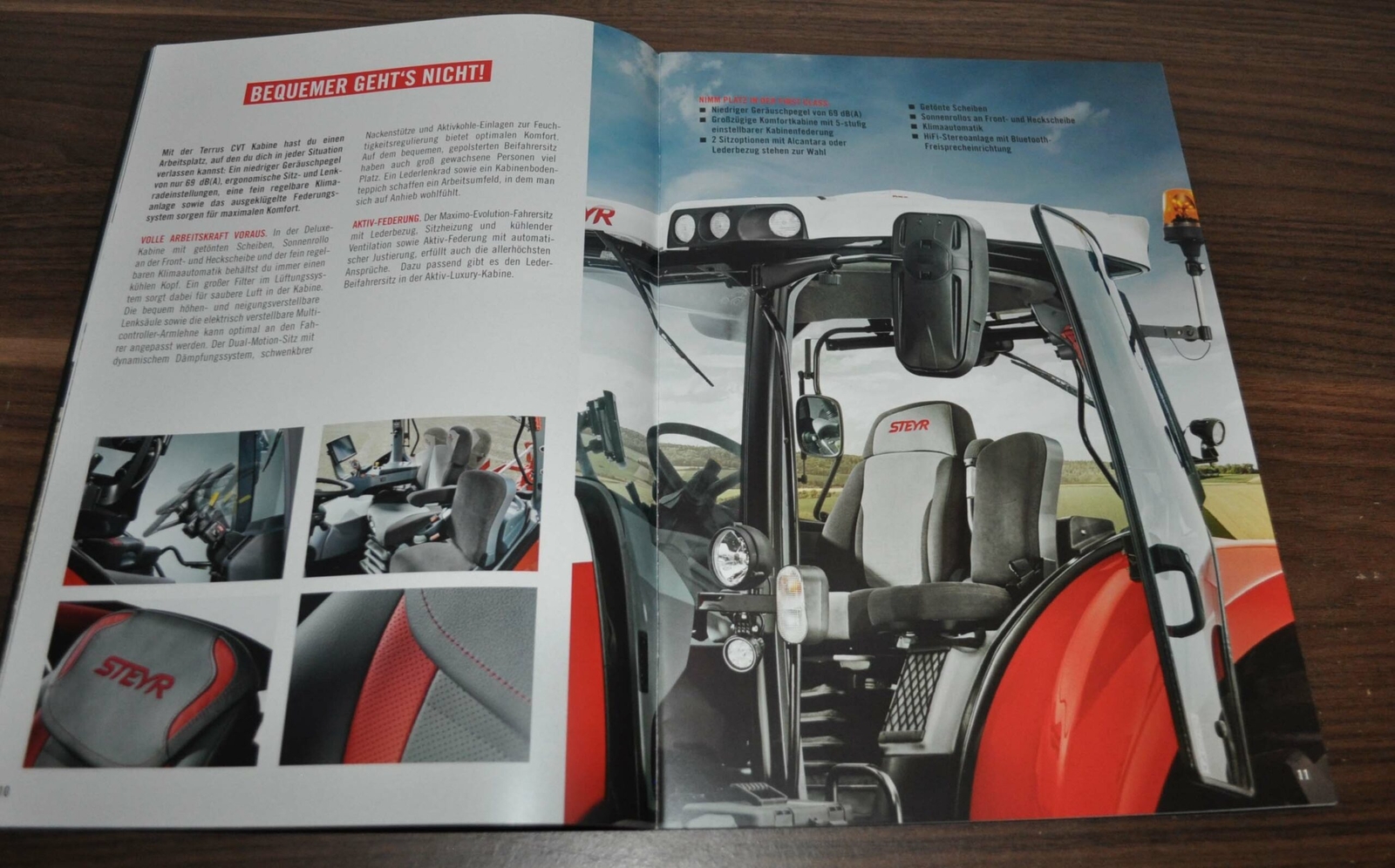 Steyr 6270 6300 Terrus CVT Tractor Brochure Prospekt