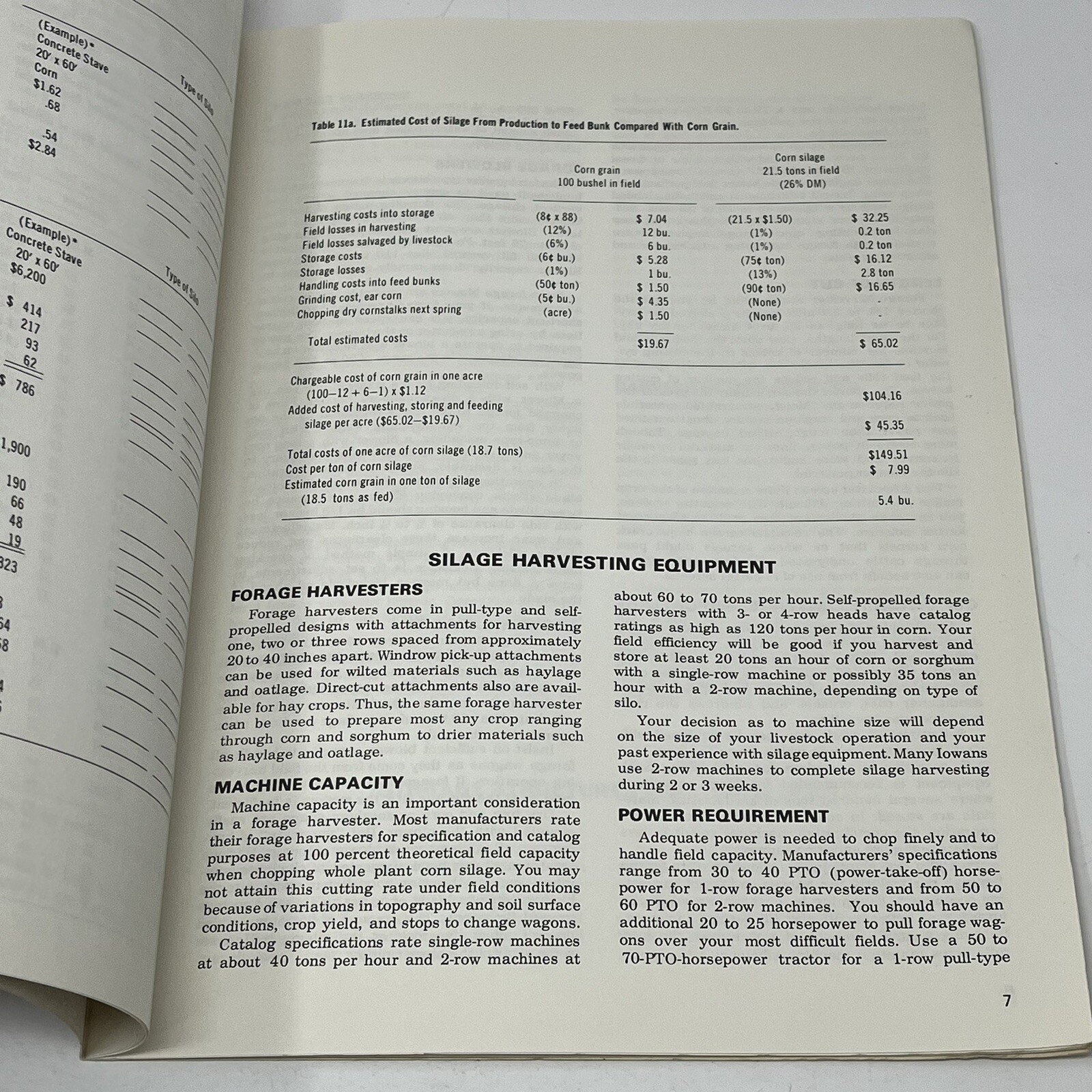 1972 Silage Production & Use Equipment Feeding Iowa State Informational Booklet