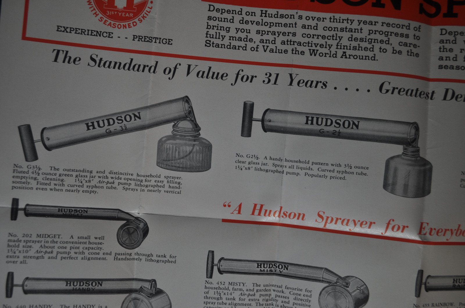 1936 Hudson Continuous Sprayers and Atomizers Brochure