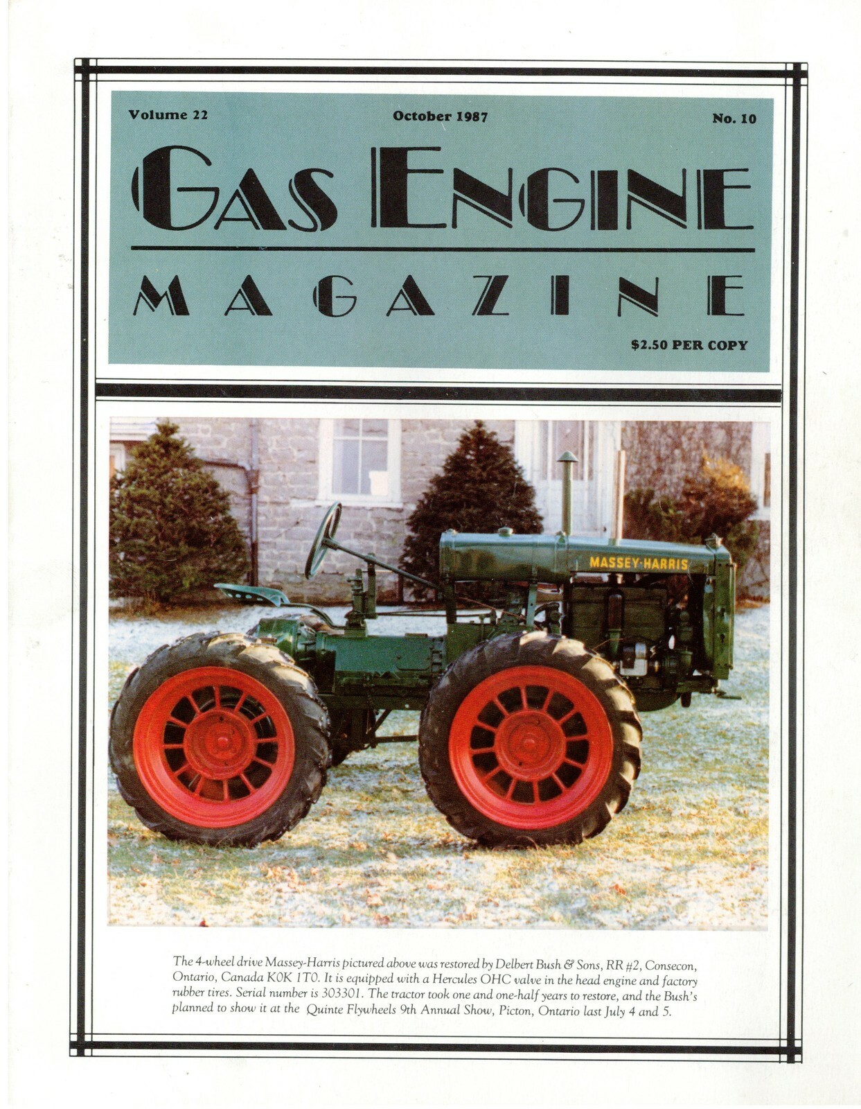 Intercontinental C-26 Tractor, 1928 Rumely Do-All, Cushman Cub Engine