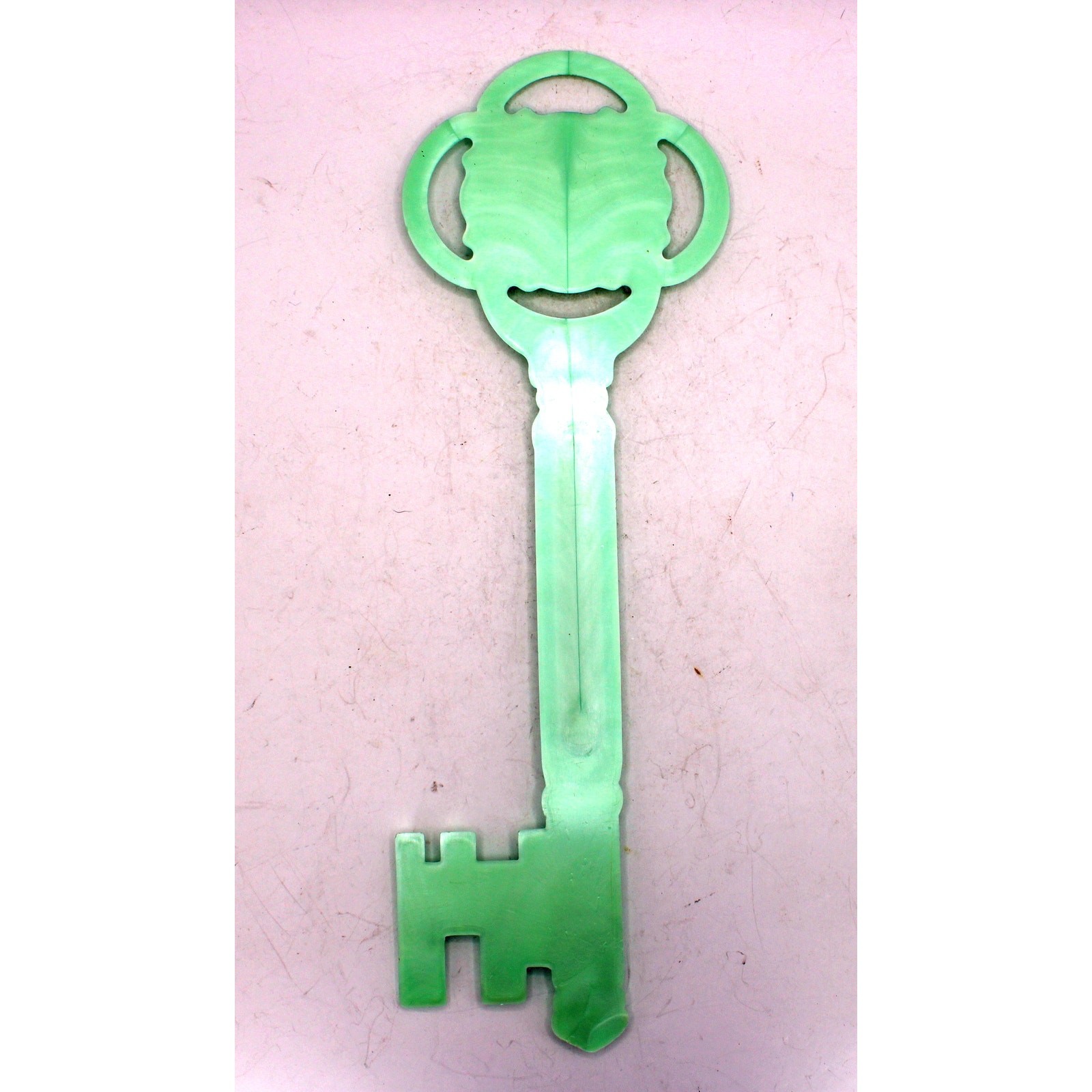 Vtg Key Shaped Advertising Thermometer Farms Union Co-Op Store Hemingford Neb.