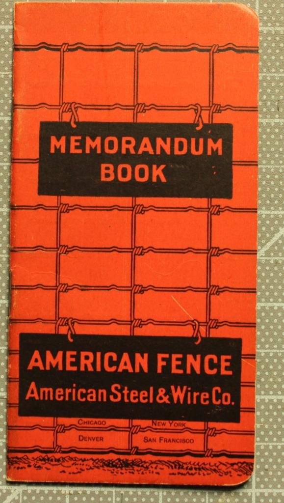 5Different Ag Related Pocket Note Books Funks Royster AM FenceBanner Baugh tra29