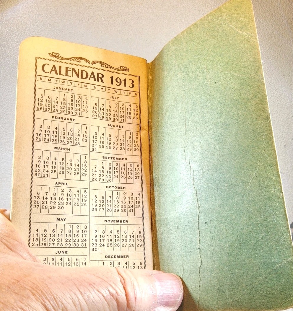 1912 Advertising Pocket Notebook ~ Davis & Co. Equp. ~ Sioux City, Iowa~ #-7274