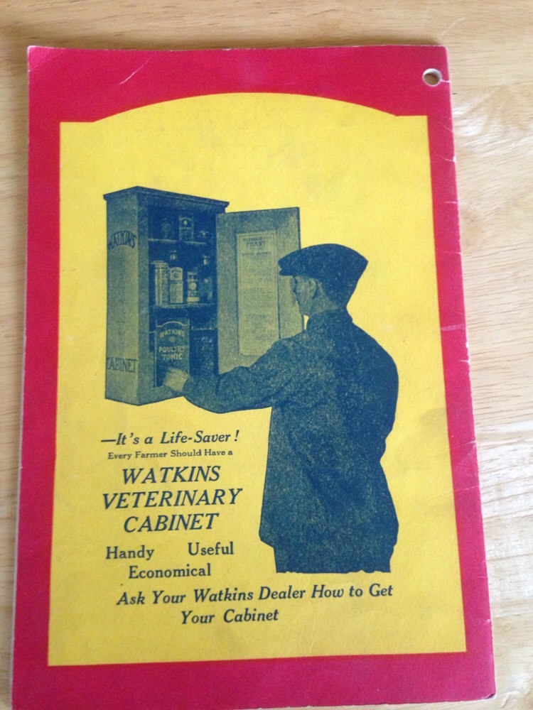 Vintage J Watkins First Aide Manual 1927 For Saving Livestock Losses