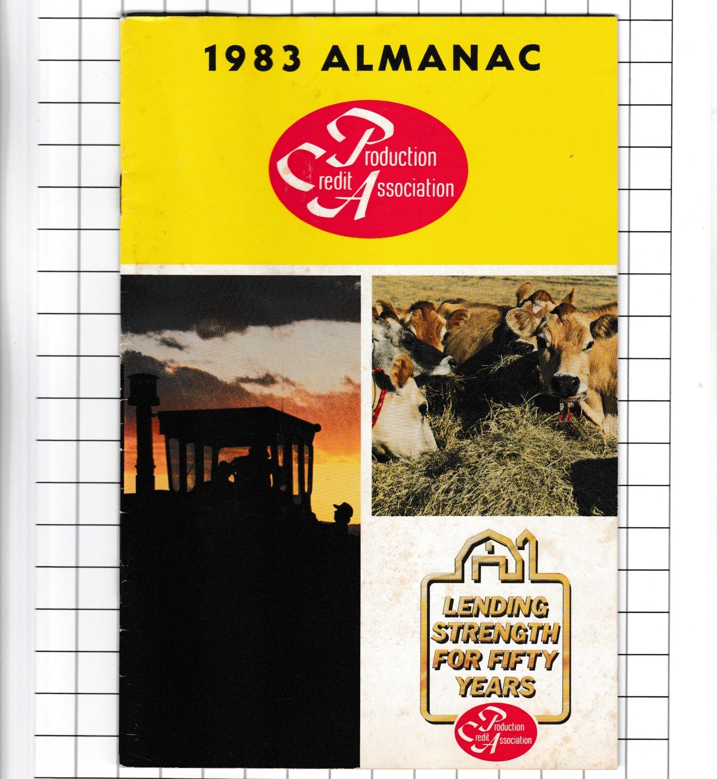 1983 Almanac Production Credit Association Farming Guide General Info Magazine