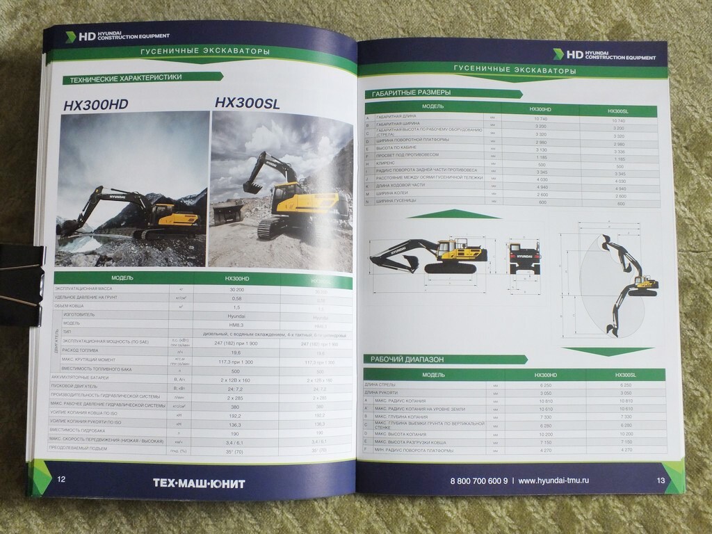 HYUNDAI Mining & Construction Equipment Loader Bulldozer Excavator Brochure 2025