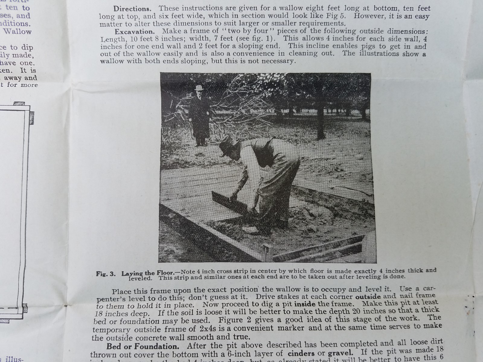 1919 Parke Davis Detroit Leaflet Farm Sanitation Concrete Hog Wallows Dip Vats