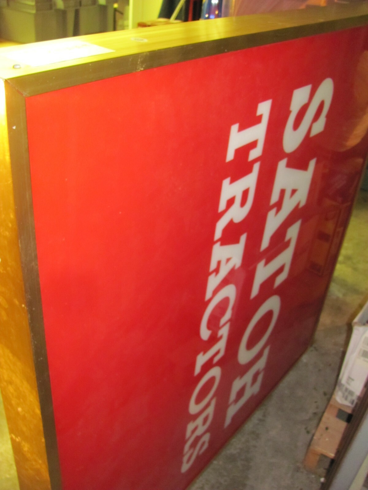 Satoh Tractors Outdoor Dealer Illuminated Advertising Sign Essex NPI 50&Prime; x 50&Prime;