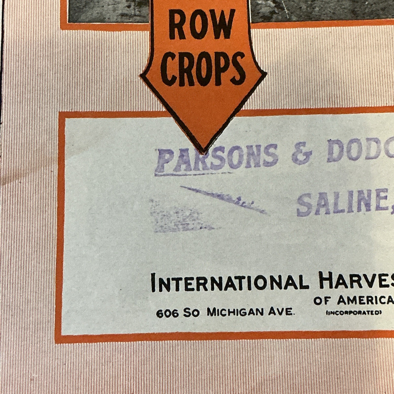 Vintage Original McCormick Cultivators Brochure As Is INV-P0931