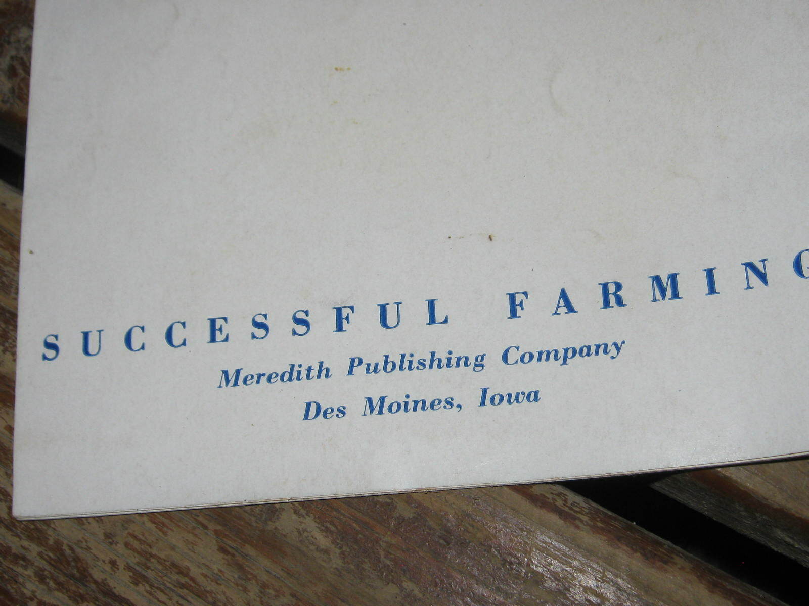 1937 Successful Ways Successful Farming Merideth Publishing Co Des Moines Iowa