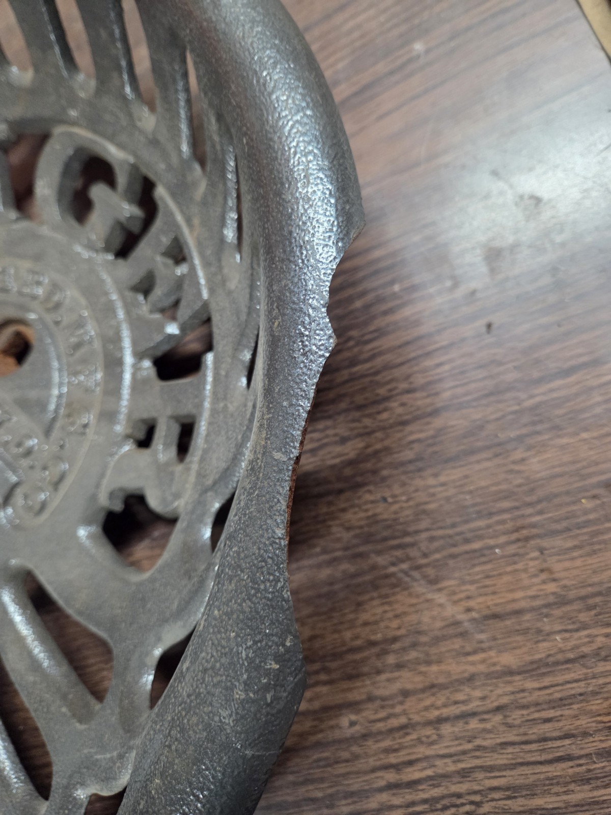 Stoddard Tiger Cast Iron Implement Tractor Seat Vtg Farm Antique Plow HAS DAMAGE