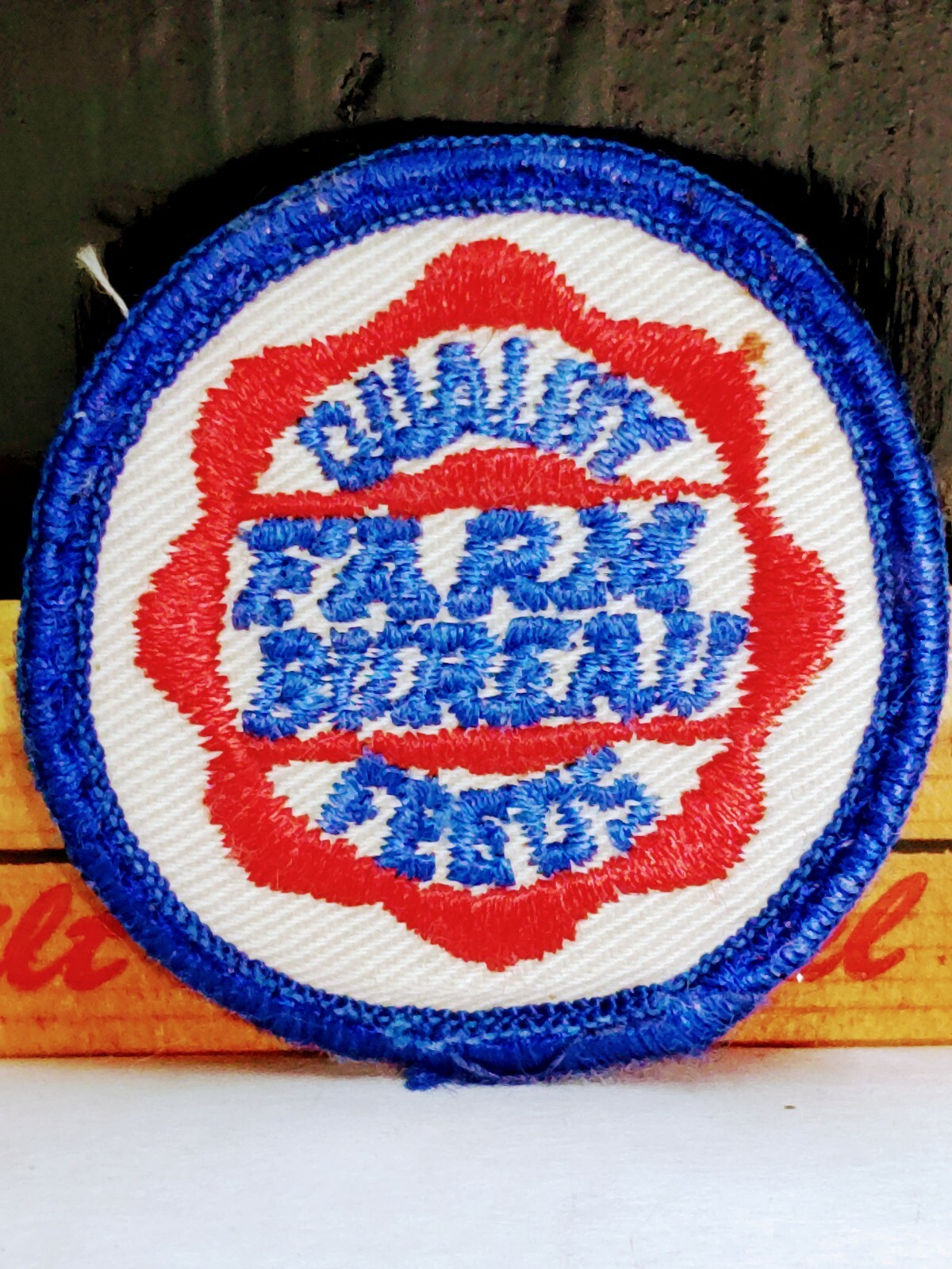 Vintage Farm Bureau Quality Feeds Embroidered Sew on Patch 2&Prime;, Agricultural GUC