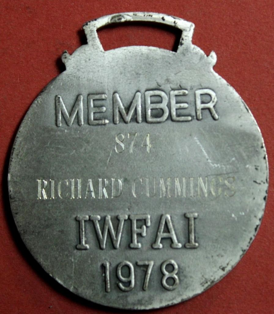 Gas Engine For the Farm 1978 IWFAI Member #874 Watch Fob Shl1A6-13