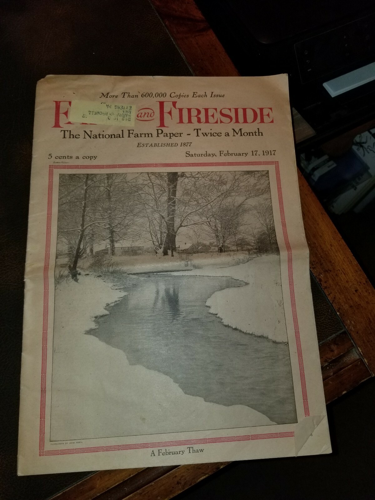 FARM and FIRESIDE The National Farm Paper 1917