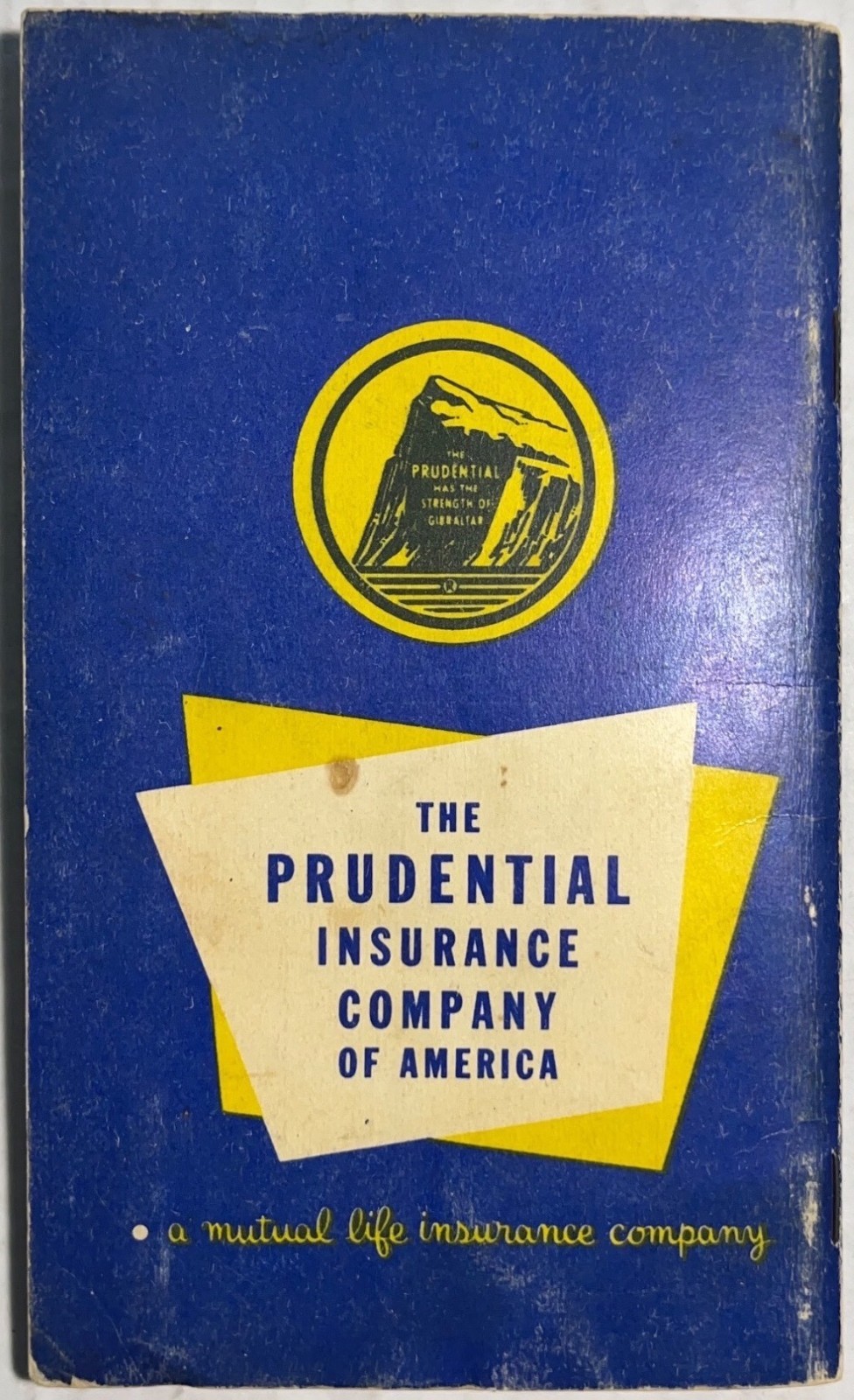 1940s–50s Handbook Farmers Ranchers Prudential Insurance Co. Reference Booklet