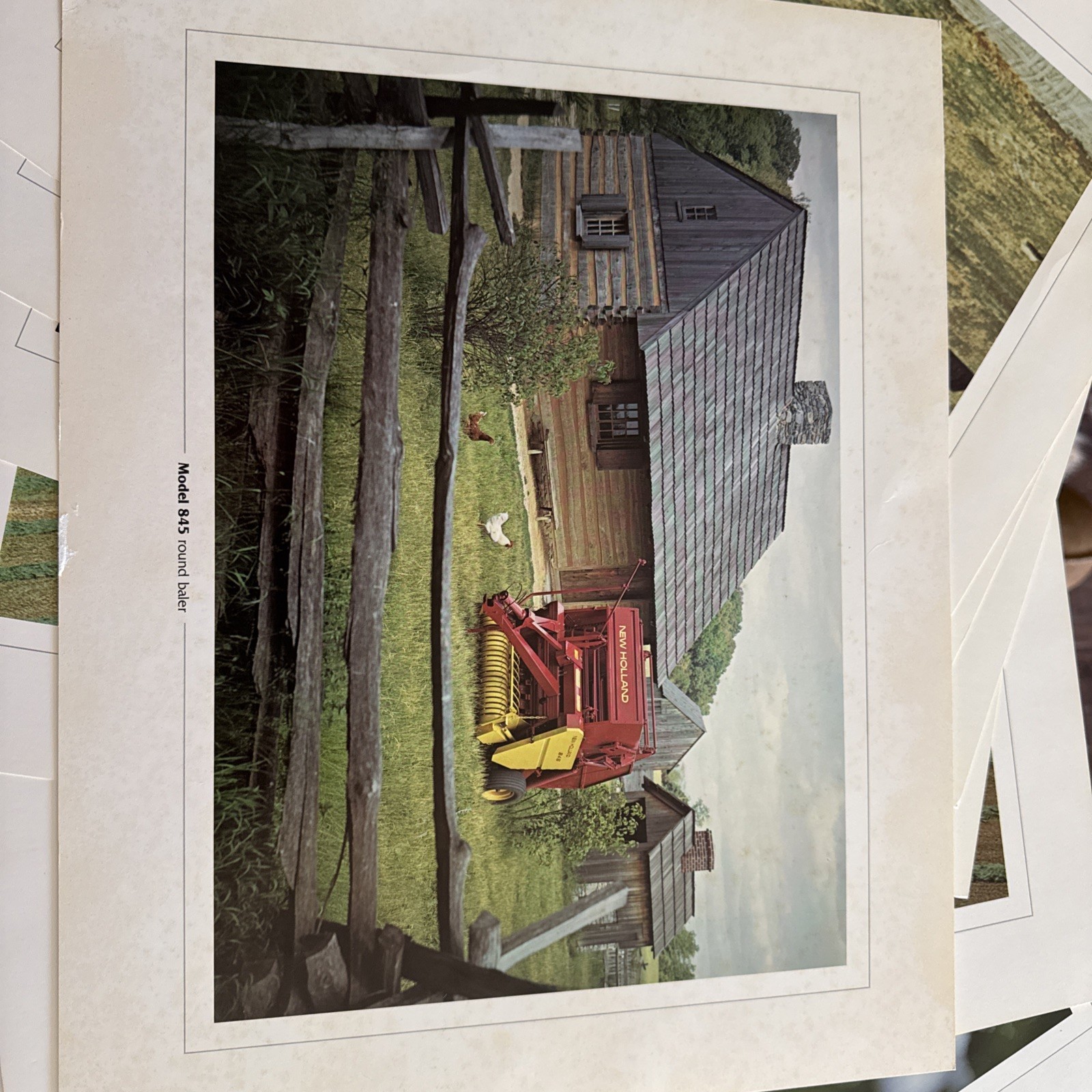 7- Vintage 1980s Farming Photo Ads Lancaster PA