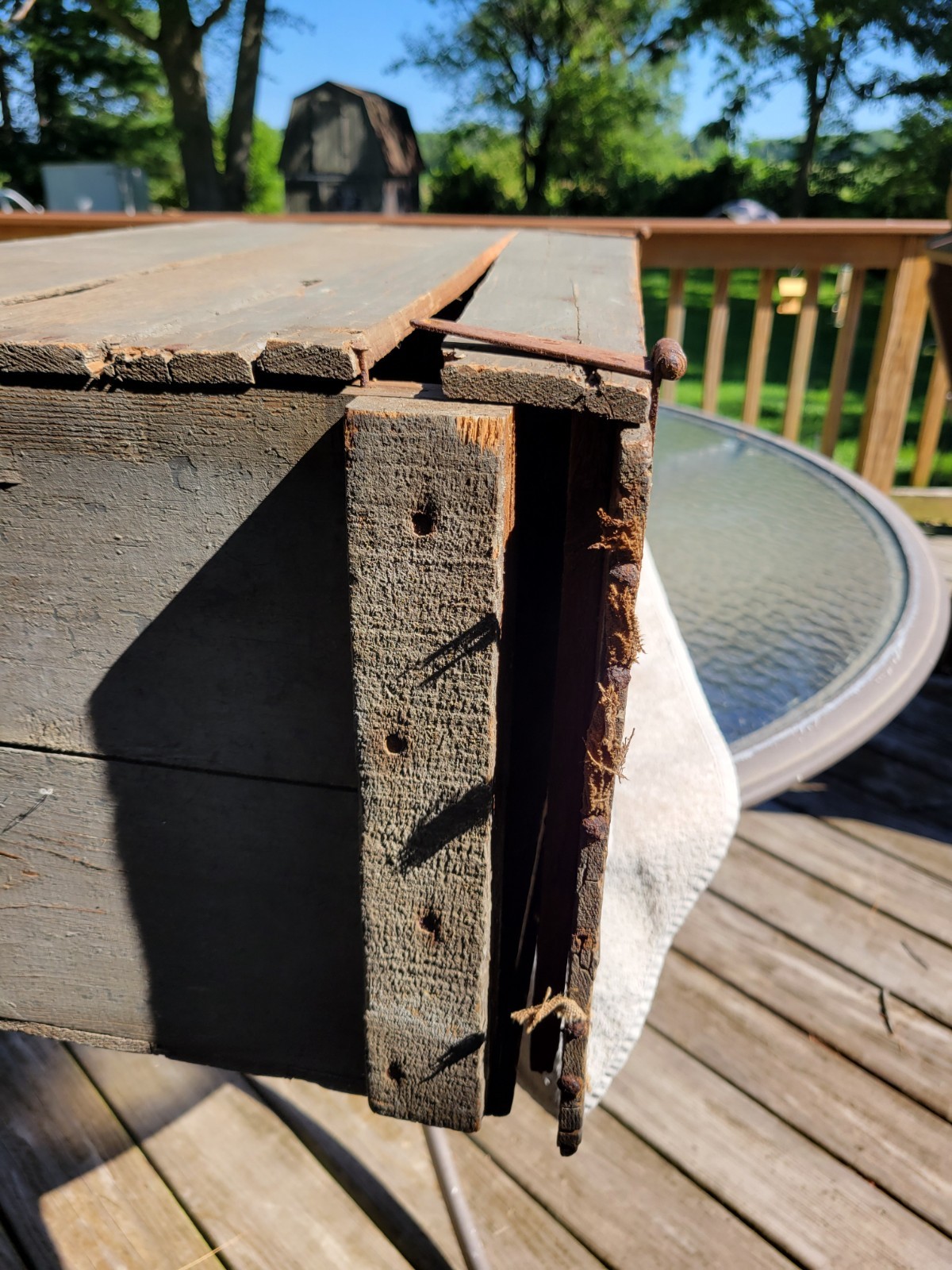 Vintage Ashland Ohio Dr Hess And Clark Poultry Pan-A-Min Wood Shipping Crate