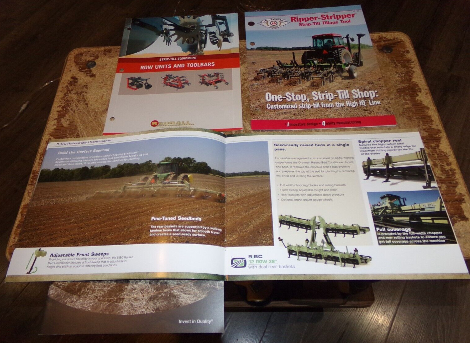 4-lot 2000&rsquo;s-2010&rsquo;s strip-till equipment brochures in nice shape used