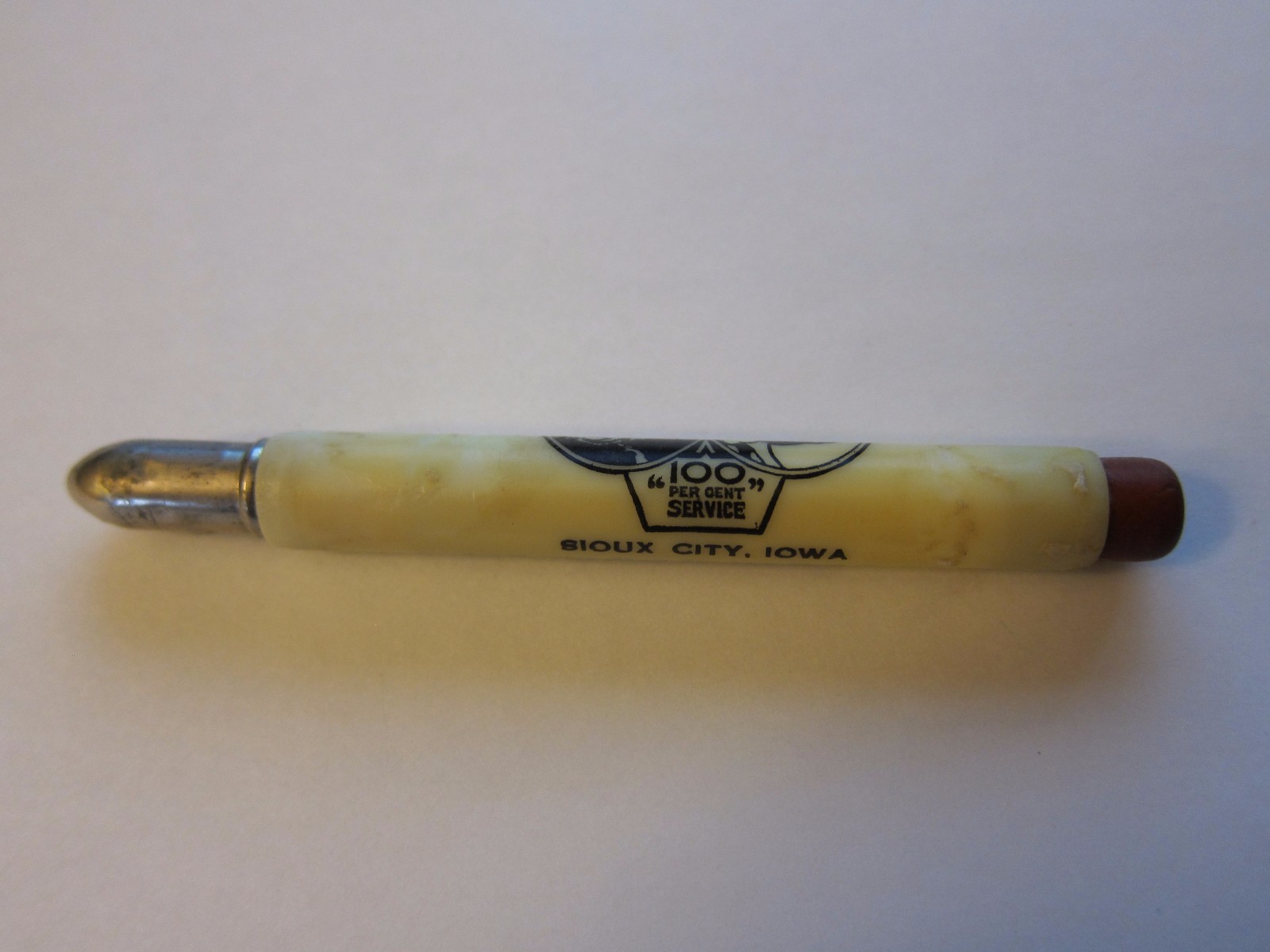 Vintage Gehan Livestock Commission Bullet Pencil Sioux City Iowa More Listed
