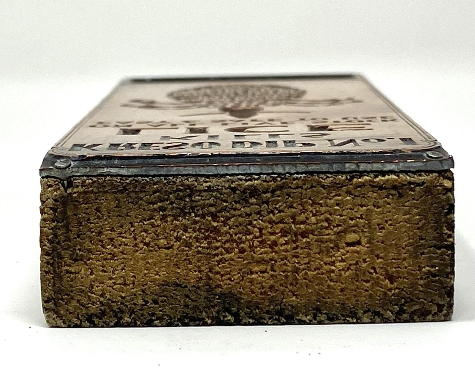 Kreso Dip No.1 Advertising Print Block With Copper Plate Vintage