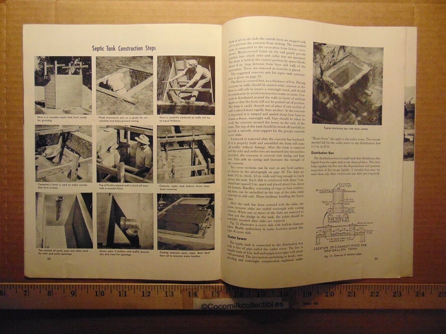  Vintage Concrete Structures For Farm Water Suppy & Sewage Portland Cement Guide
