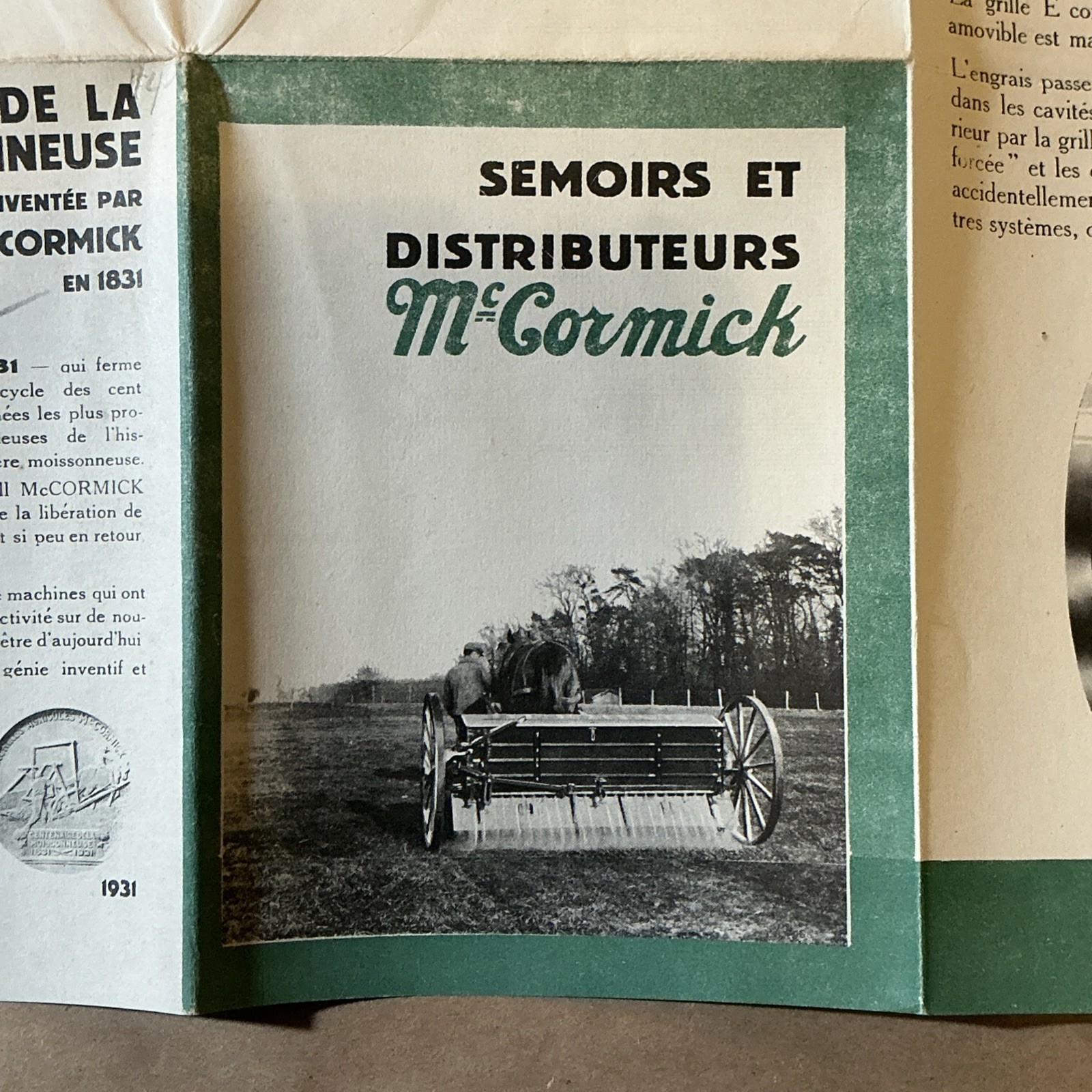 Group Of 7 French McCormick Deering Brochures As Is INV-P0904